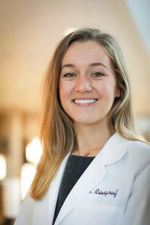 Professional headshot of Dr. Emily Riesgraf, a dentist in Fort Collins Colorado